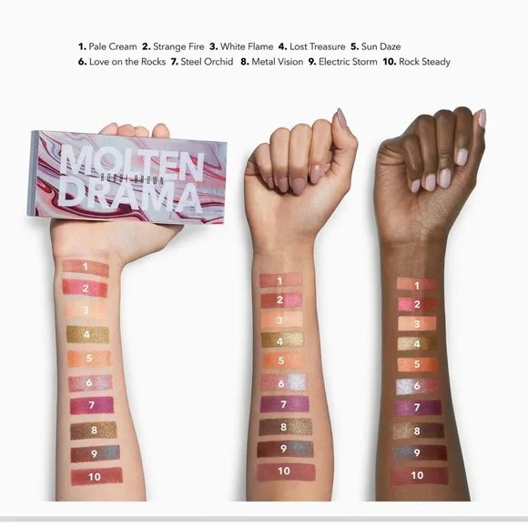 Bobbi Brown Molten Drama Eye Shadow Palette $156 Value NIB NEW IN BOX - Picture 8 of 8